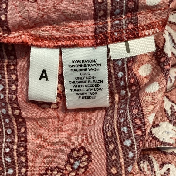 LOFT Floral Printed Shift Dress Size M Red Print - Picture 7 of 7